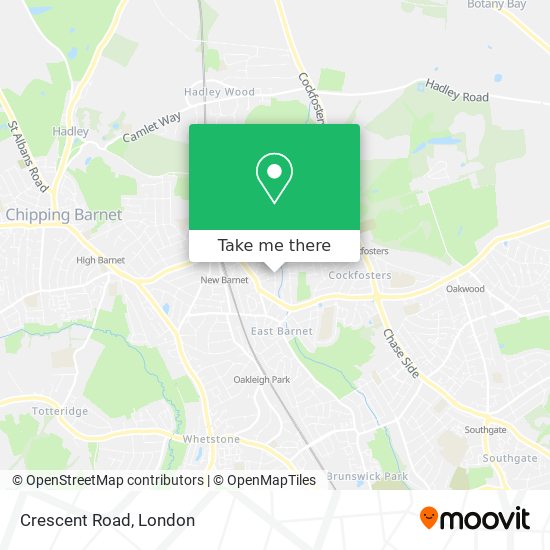 Crescent Road map