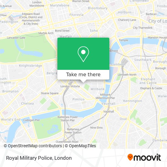 Royal Military Police map