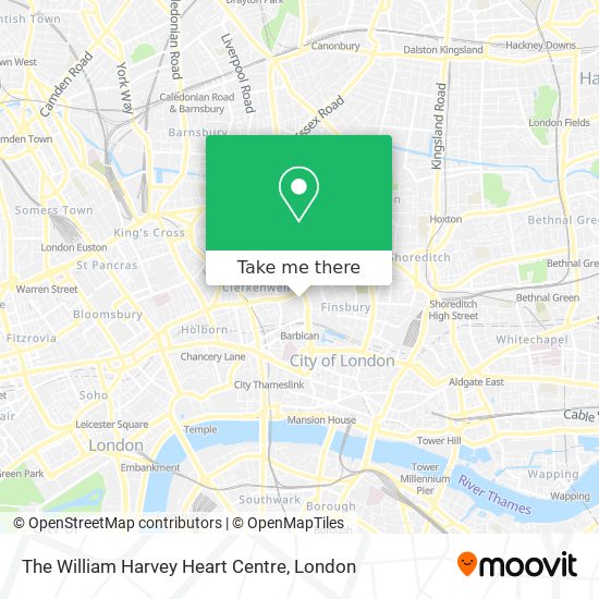 The William Harvey Heart Centre map