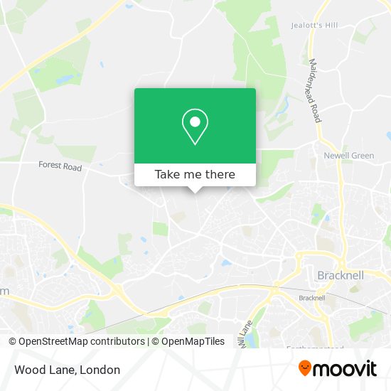 Wood Lane map