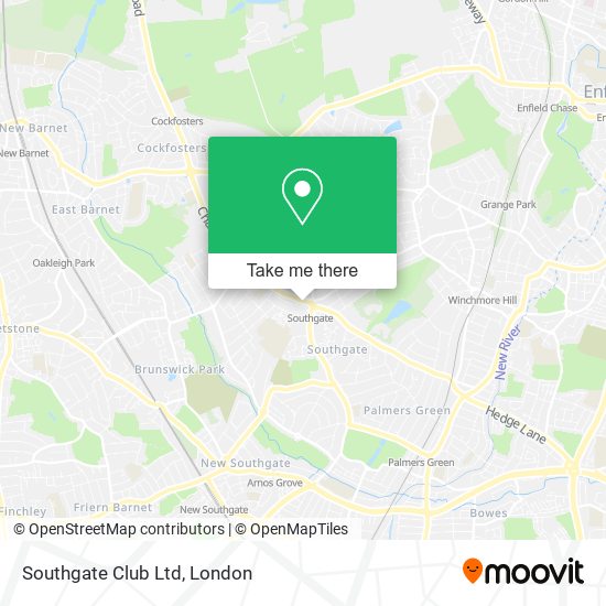 Southgate Club Ltd map