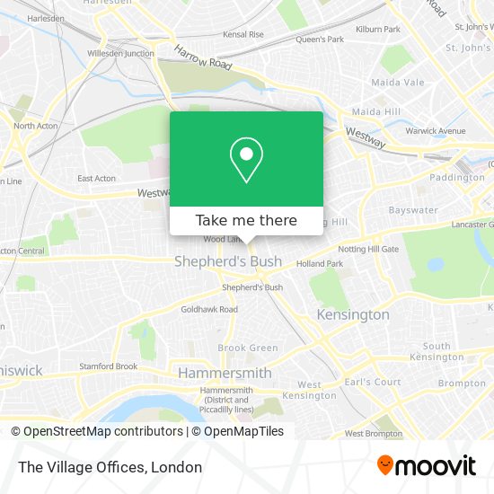 The Village Offices map
