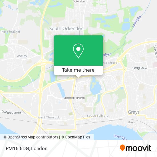 RM16 6DG map