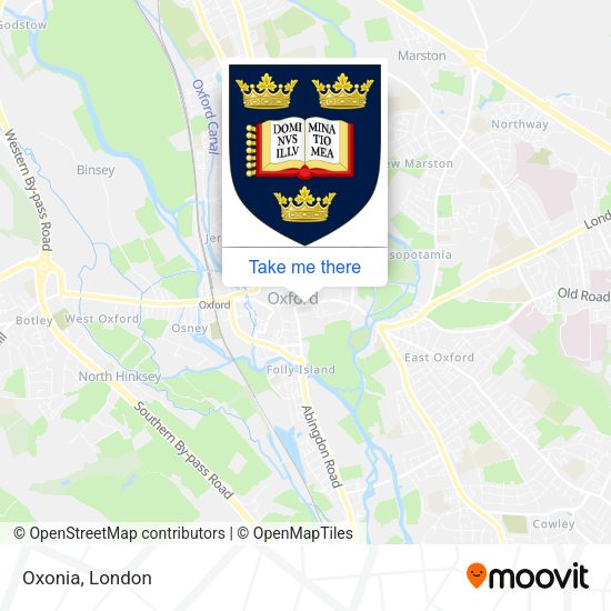 Oxonia map