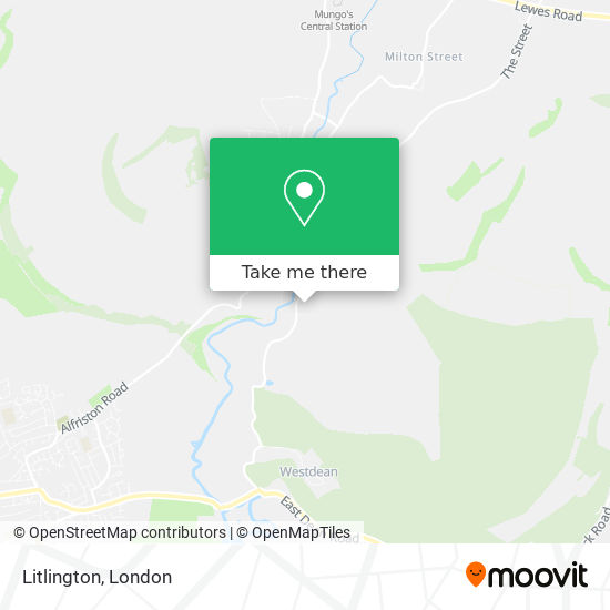 Litlington map