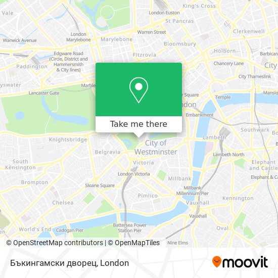 Бъкингамски дворец map