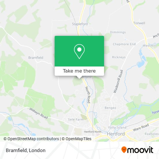 Bramfield map