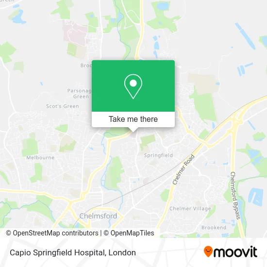 Capio Springfield Hospital map