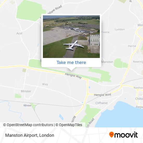 Manston Airport map
