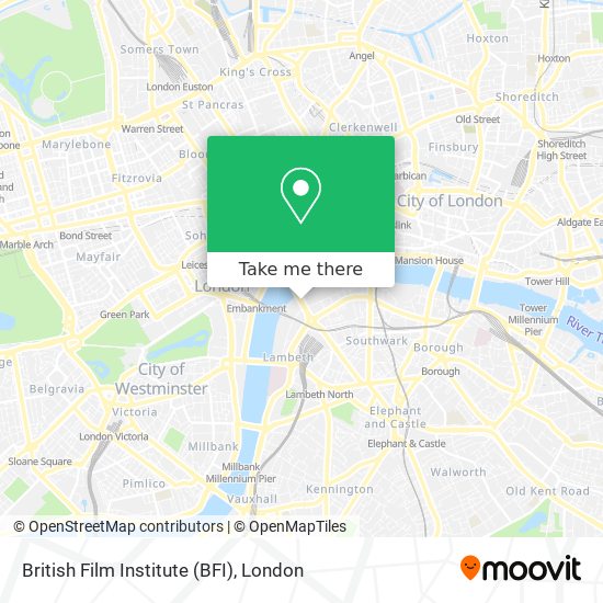 British Film Institute (BFI) map