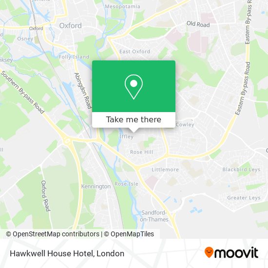 Hawkwell House Hotel map