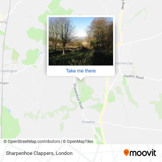 Sharpenhoe Clappers map