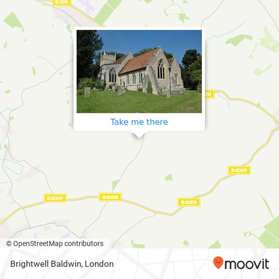 Brightwell Baldwin map