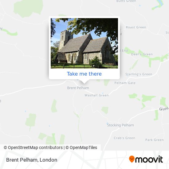 Brent Pelham map