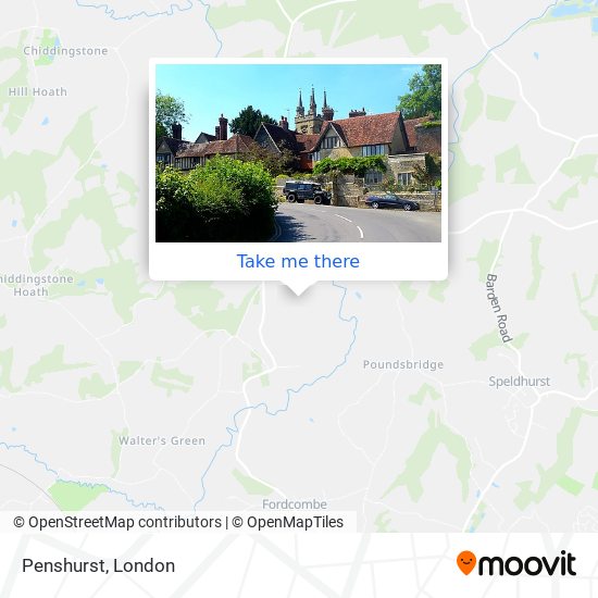 Penshurst map