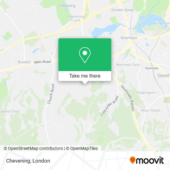 Chevening map