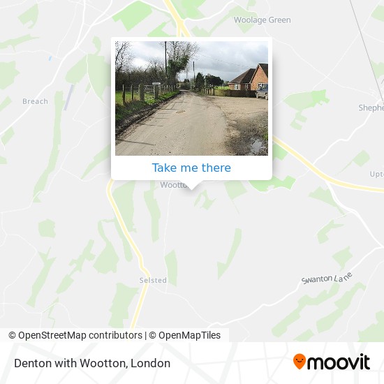 Denton with Wootton map