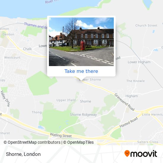 Shorne map