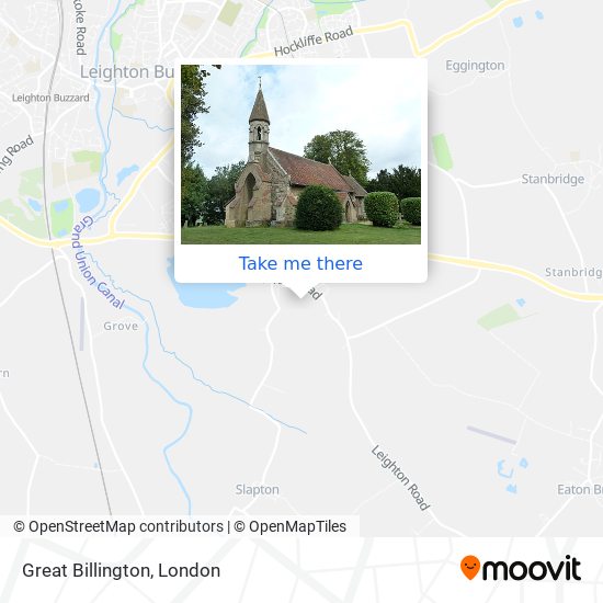 Great Billington map