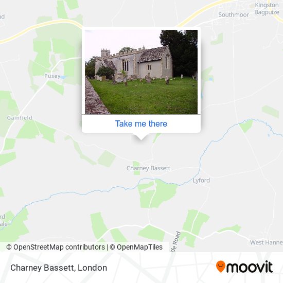 Charney Bassett map
