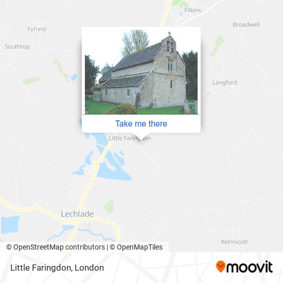 Little Faringdon map