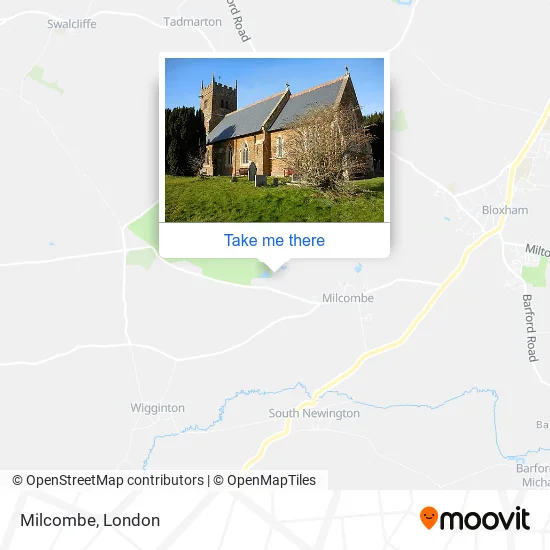 Milcombe map