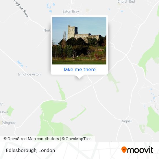 Edlesborough map