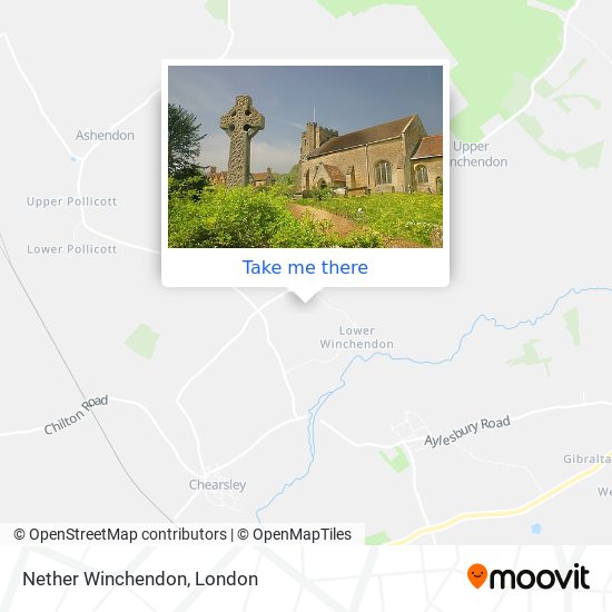 Nether Winchendon map