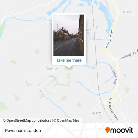 Pavenham map