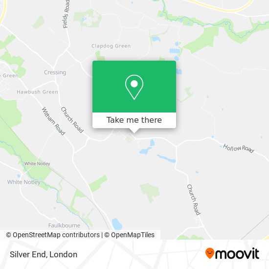 Silver End map
