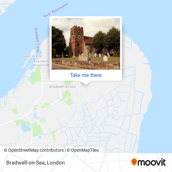 Bradwell-on-Sea map