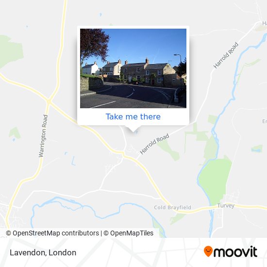 Lavendon map