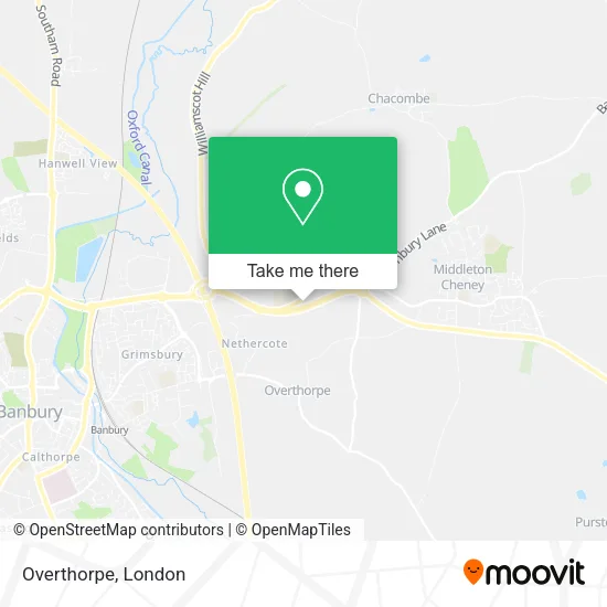 Overthorpe map