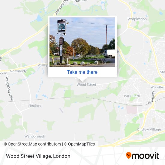 Wood Street Village map
