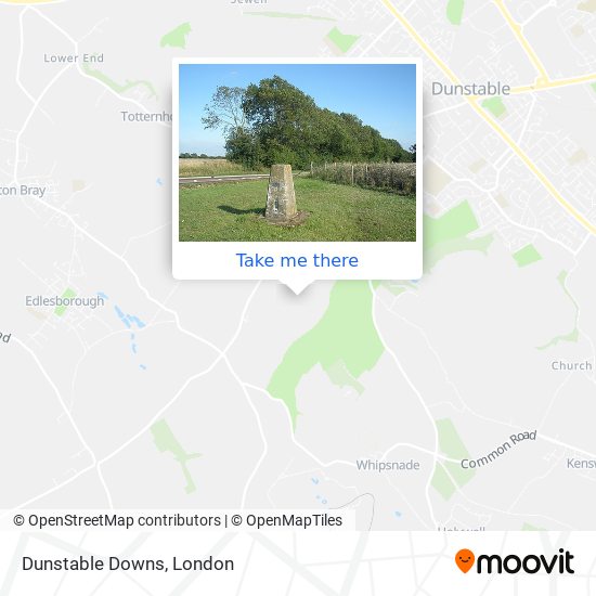 Dunstable Downs map