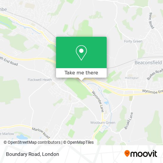 Boundary Road map