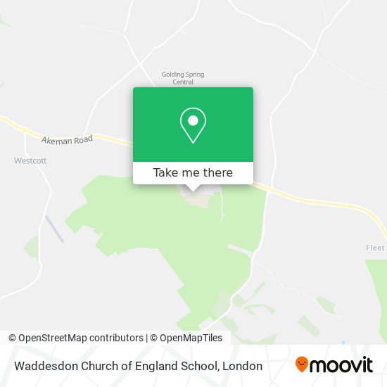 Waddesdon Church of England School map
