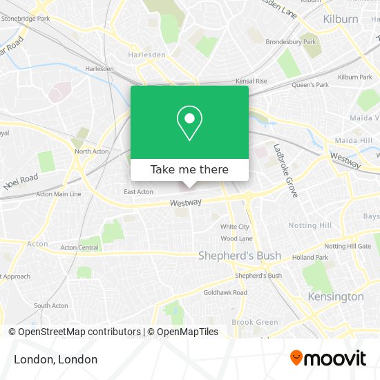 How to get to London in White City by Bus, Tube or Train?