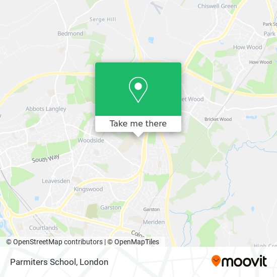 Parmiters School map