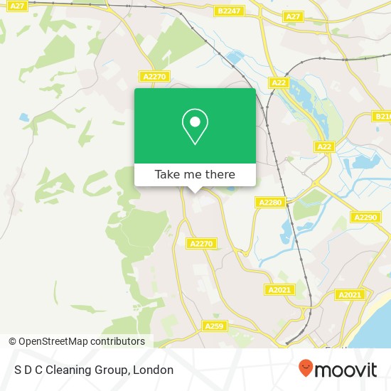 S D C Cleaning Group map