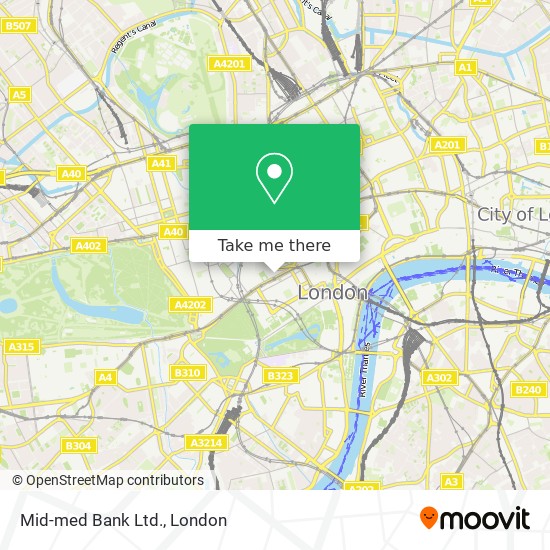Mid-med Bank Ltd. map