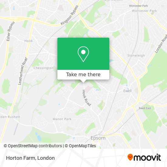 Horton Farm map