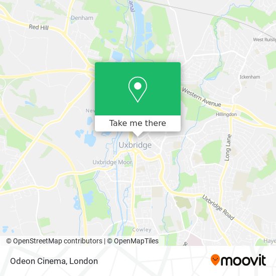 Odeon Cinema map