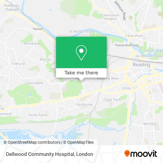 Dellwood Community Hospital map