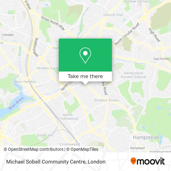 Michael Sobell Community Centre map