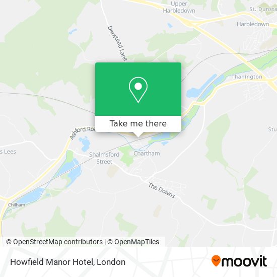 Howfield Manor Hotel map