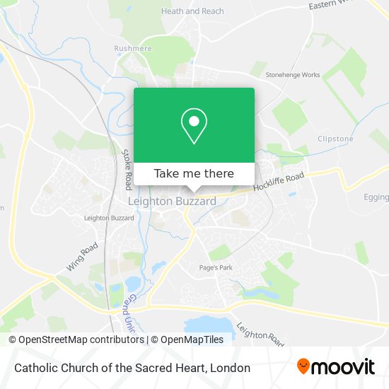 Catholic Church of the Sacred Heart map