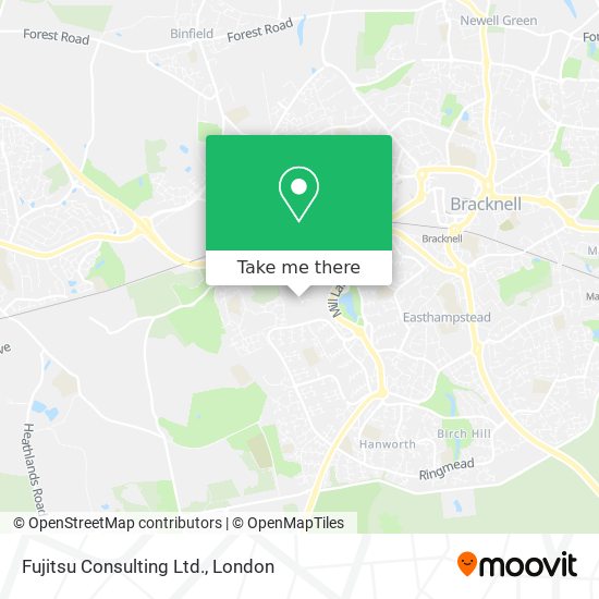 Fujitsu Consulting Ltd. map