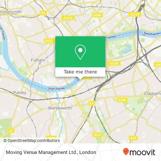 Moving Venue Management Ltd. map