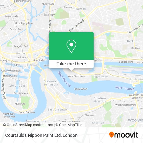 Courtaulds Nippon Paint Ltd map
